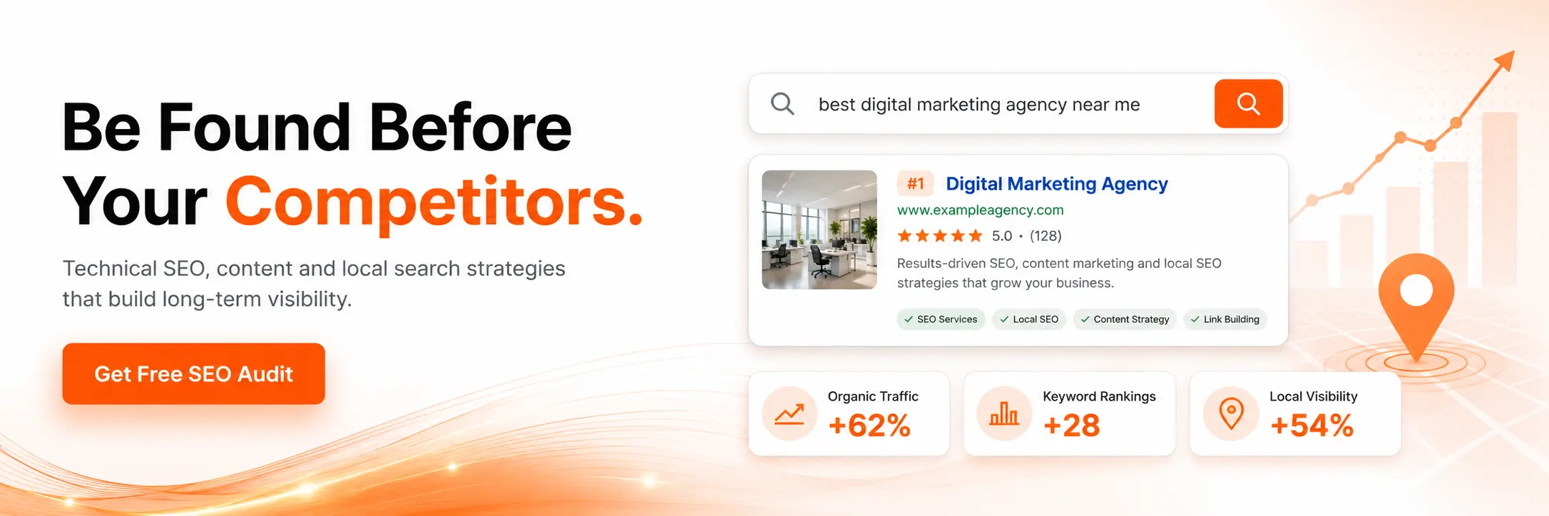 SEO services to improve Google rankings and organic traffic