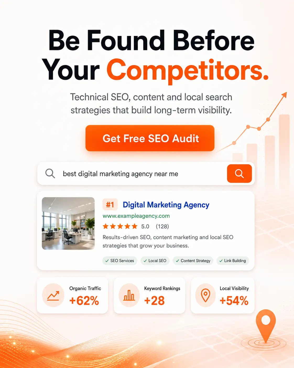 SEO services to improve Google rankings and organic traffic